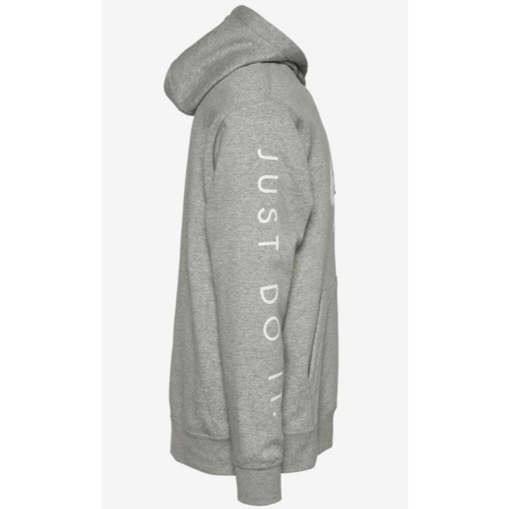 Nike Men's Air JDI Fleece Hoodie Pullover Fleece Grey Size L NEW WITH TAGS - Picture 3 of 4
